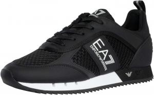 Кроссовки EA7 Emporio Armani Mesh Runner черный/асфальтовый