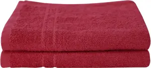 Полотенца Dyckhoff "Кристалл", (2 шт.), с бордюром 50х100 см (2 шт.), красный