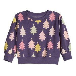 Детская флисовая толстовка для девочки Jumping Beans, Purple Multi Trees