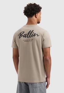 Футболка Ballin REGULAR FIT CREWNECK, Taupe/Sand