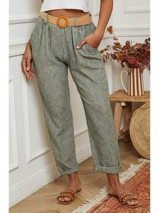 Тканевые брюки La Compagnie Du Lin, хаки