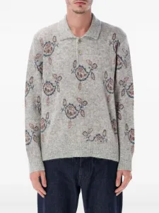 Поло из рубчатого трикотажа Corridor, серый