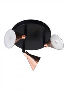 Светодиодный точечный светильник "МЕДЬ" в медном исполнении - (Д)38 см x (Ш)38 см x (В)20,3 см - EEK F Näve, Kupfer - (L)38 cm x (B)38 cm x (H)20.3 cm - EEK F