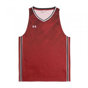 Under Armour Мужской топ темно-красный