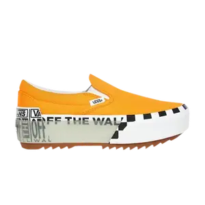 Кроссовки Classic Slip-On Stacked Vans, оранжевый