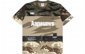 Aape Футболка Unisex Brown KHB