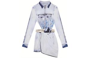 DIESEL Джинсовая короткая юбка женская синяя