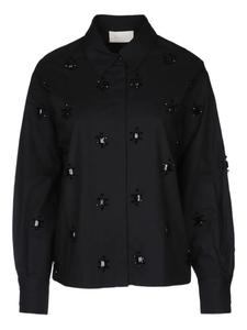 Рубашка с отделкой бисером I BLUES, черный