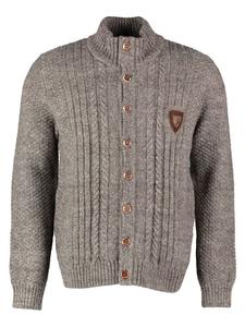 Кардиган OS-Trachten Strickjacke Fenari, темно-коричневый