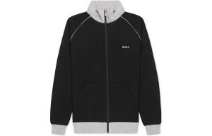 ФУТБОЛКА С ВЫШИТЫМ ЛОГОТИПОМ И МОЛНИЕЙ ЧЁРНАЯ HUGO BOSS