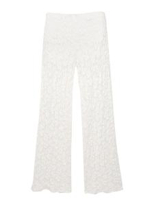 Брюки свободного кроя Pull&Bear, Natural White