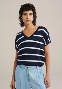 Футболка с принтом WE Fashion, темно-синий