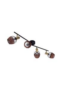 Комплект из 4 потолочных светильников/спотов CORBIS L: 78 см Näve Leuchten, коричневый