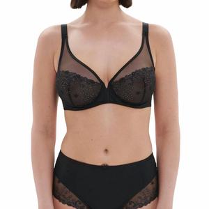 Полноразмерный бюстгальтер пуш-ап в черном цвете Simone Perele