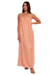 Платье макси Lumina Petal & Pup, бежевый