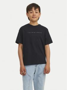Футболка relaxed fit Star 12237435 Jack & Jones Junior, черный