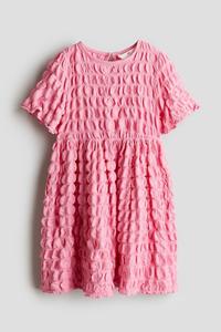 Платье из джерси со структурой H&M, розовый