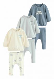 Футболка с длинным рукавом SET 6 PACK REGULAR FIT Next, синий