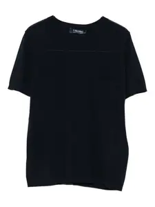 Шерстяная футболка 'S Max Mara, синий