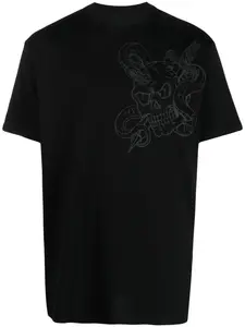 Футболка с принтом Philipp Plein, черный