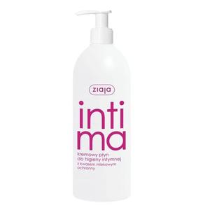 Кремовая жидкость для интимной гигиены с молочной кислотой, 500 мл Ziaja, Intima