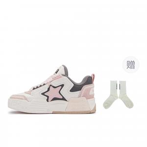 STARTER Волны 90-х Легкие Звездчатые Амортизаторы Низкие Кроссовки для Скейтборда Унисекс Розовые с подарком, цвет Pink (Gift Included)