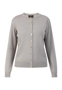 Вязаный кардиган faina, серый