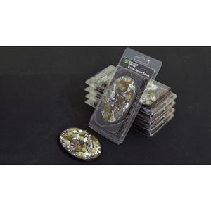 Аксессуары Gamers Grass Battle Ready Bases: Winter - Oval 105mm (1)