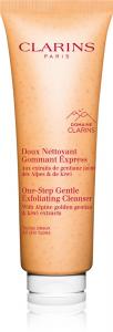 Одношаговое мягкое отшелушивающее очищающее средство, мягкий гелевый скраб для всех типов кожи Clarins, 125 мл