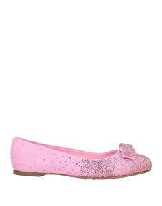 Балетки Ferragamo, розовый