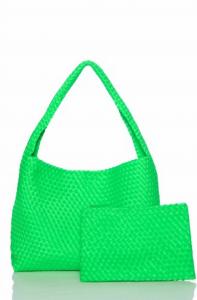 Сумка-хобо через плечо с карманом на молнии в цвете Zing Susana Monaco