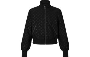 Новые квартальные продукты LV Jacket Women's Black Louis Vuitton