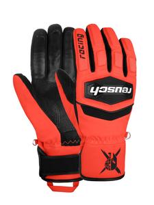 Перчатки Reusch, цвет 7809 black/fluo red