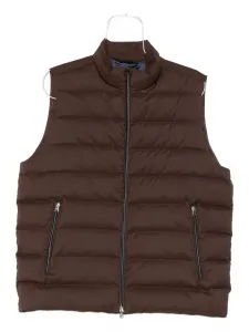 Стеганый жилет на молнии Herno, коричневый