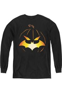 Футболка с длинным рукавом Batman Jack Obat Youth Gildan, черный