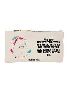 Mr. & Mrs. Panda Пенал с изображением обнимающихся единорогов и надписью белого цвета