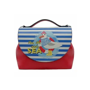 Сумка с ручкой DOGO "Женская удобная сумка You, Me and the Sea Vegan Женские сумки", Vegan, красный