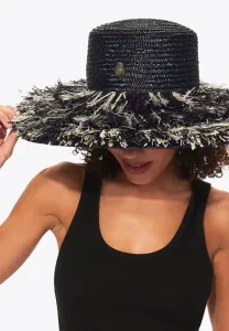 Широкополая шляпа Kurt Geiger London, Blk White