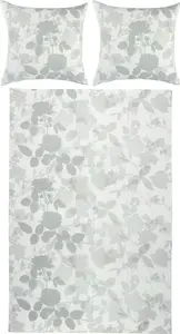 Постельное белье светло-серо-белое 1x 200x200 см + 2x 80x80 см Erwin Müller