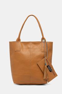 Кожаная сумка Answear.Lab, коричневый