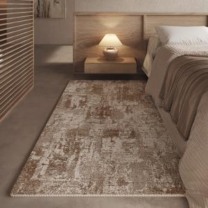 Budis Ковер 120х180 см из искусственного кашемира, французский винтажный стиль, водостойкий, для спальни/детской/гостиной, Youwan