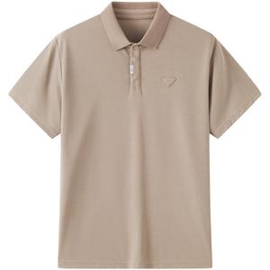 Футболка-поло мужская с воротником-поло умеренная CAMEL, светло-coffee