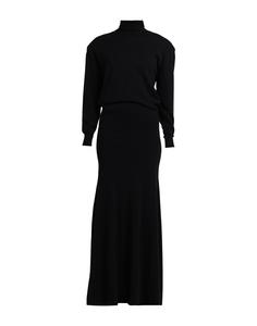 Макси платье Saint Laurent, черный