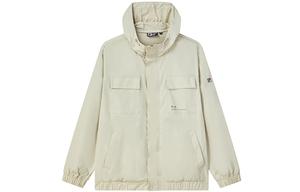 Куртка мужская белая берёза серая FILA