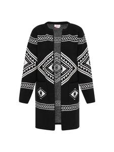 Женский кардиган черного цвета IZIA