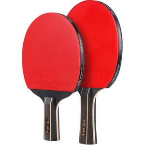 Настольная теннисная ракетка DOUBLEFISH Double Sided Inverted Rubber All Wood для быстрой атаки, унисекс DOUBLE FISH, professional, penhold grip[long and short handle, 1 pc each]