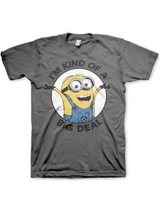 Футболка серого цвета Minions