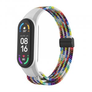 CHENSONG Часы Strap Xiaomi Compatibility Nylon Material, One-piece case/nylon woven [color] magnetic buckle strap