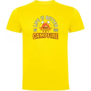 Футболка с коротким рукавом Kruskis Better By The Campfire, желтый