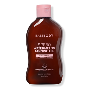 Масло для загара со вкусом арбуза SPF50 Bali Body